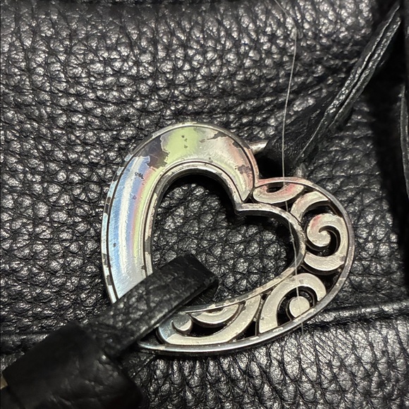 BRIGHTON Barbados Hobo Handbag Black Braided Rope Strap - Picture 4 of 11